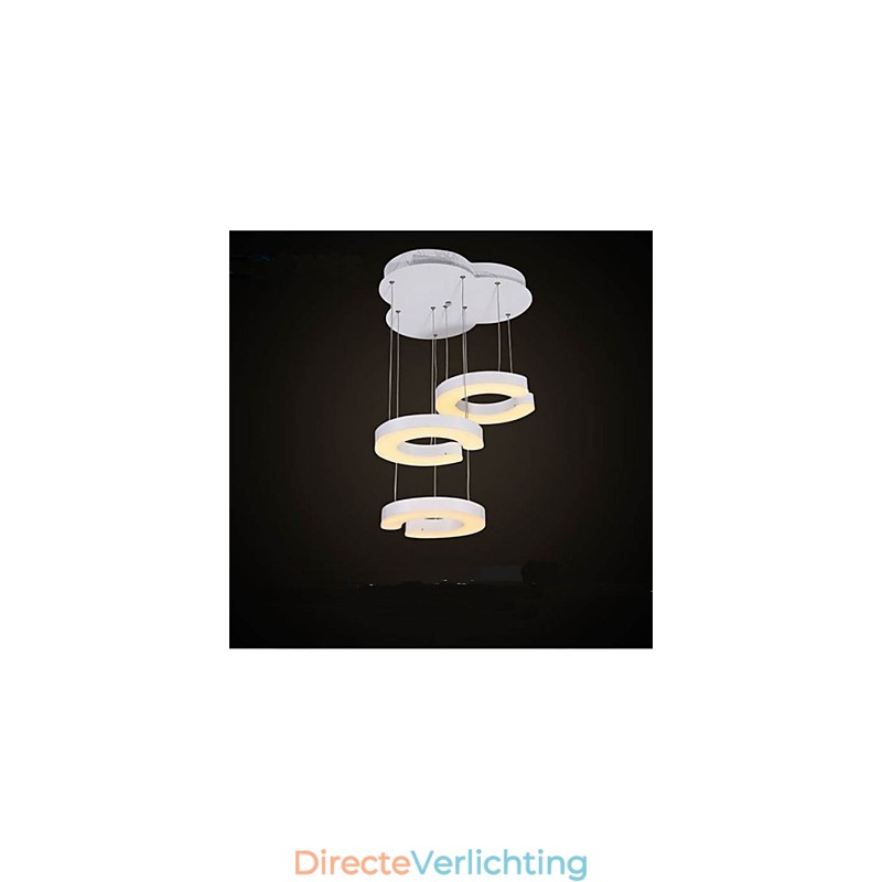 Drie C-type acryl kroonluchter kroonluchter