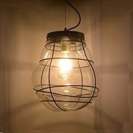 Noord-Europa Eenvoudige Moderne Creatieve Glazen Retro Hanglamp