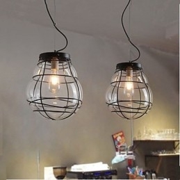 Noord-Europa Eenvoudige Moderne Creatieve Glazen Retro Hanglamp