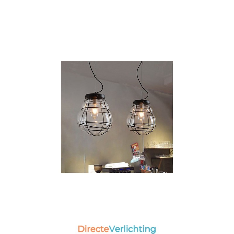 Noord-Europa Eenvoudige Moderne Creatieve Glazen Retro Hanglamp