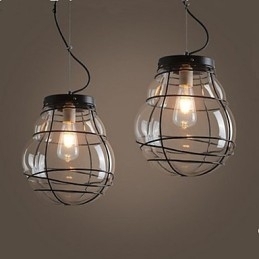 Noord-Europa Eenvoudige Moderne Creatieve Glazen Retro Hanglamp