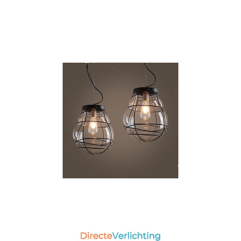 Noord-Europa Eenvoudige Moderne Creatieve Glazen Retro Hanglamp