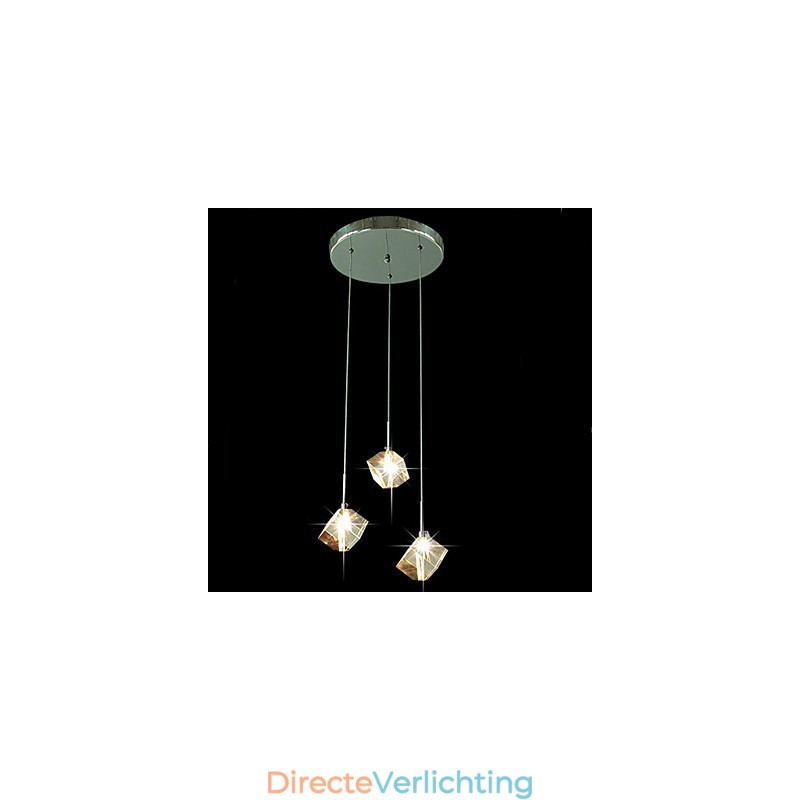 Mode Kristallen Lamp Drie Hoofd Kristallen Hanglamp