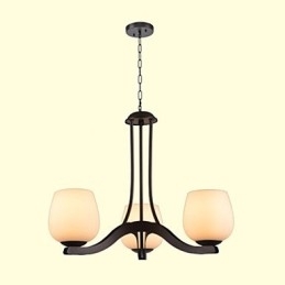Traditionele klassieke retro mini-stijl schilderij metalen kroonluchter