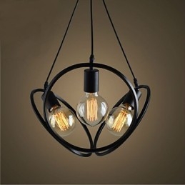 3 lampen kroonluchter hanglamp traditioneel klassiek retro metaal