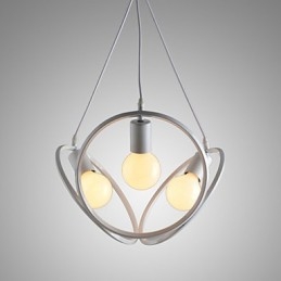 3 lampen kroonluchter hanglamp traditioneel klassiek retro metaal