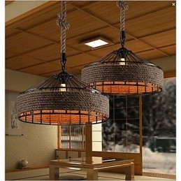 2 Licht Landelijke Ontwerpers Andere Metalen Kroonluchter Hanglamp