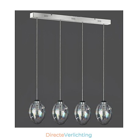 Moderne, eigentijdse, traditionele, klassieke, chromen metalen hanglamp Moderne, eigentijdse, traditionele, klassieke, chromen metalen hanglamp
