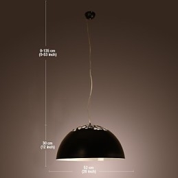 Moderne eigentijdse kom schilderij hanglamp