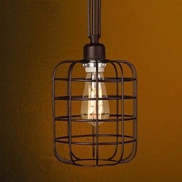 Retro Mini Stijl Schilderij Metalen Hanglamp