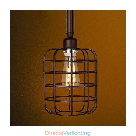 Retro Mini Stijl Schilderij Metalen Hanglamp Retro Mini Stijl Schilderij Metalen Hanglamp
