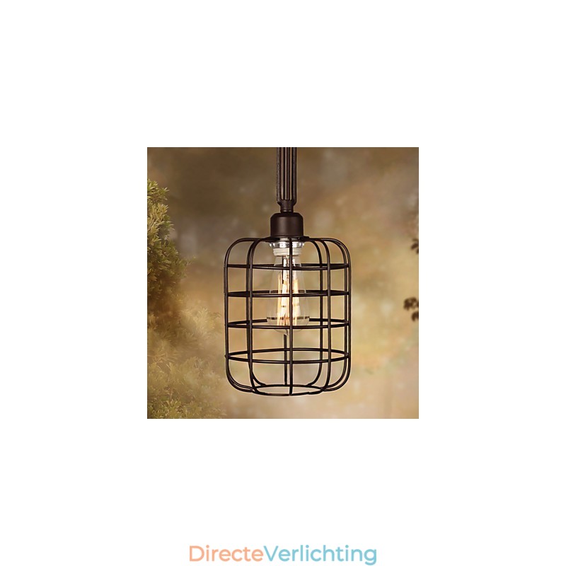 Retro Mini Stijl Schilderij Metalen Hanglamp