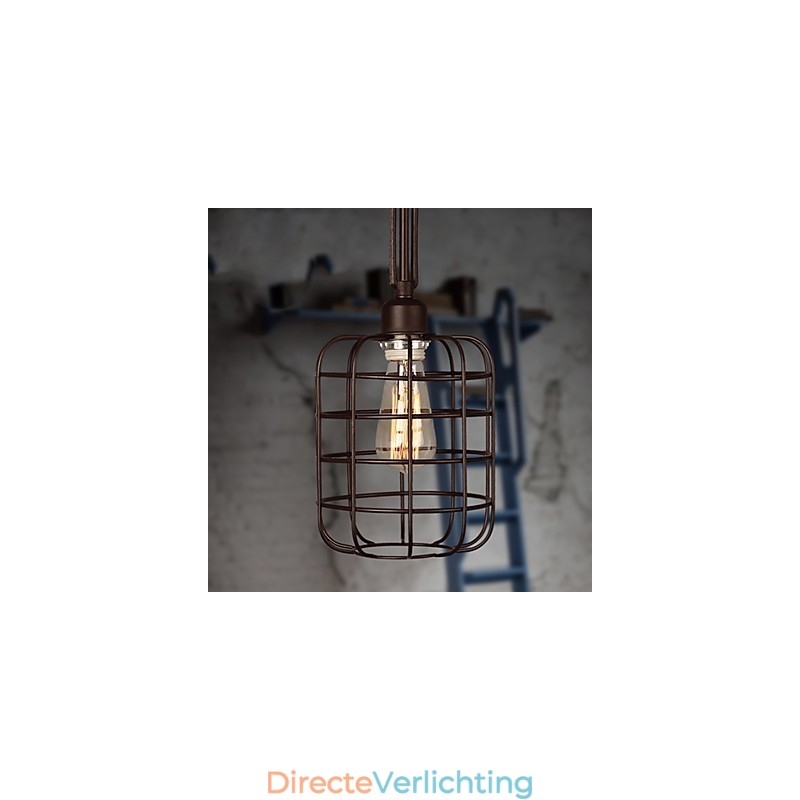 Retro Mini Stijl Schilderij Metalen Hanglamp