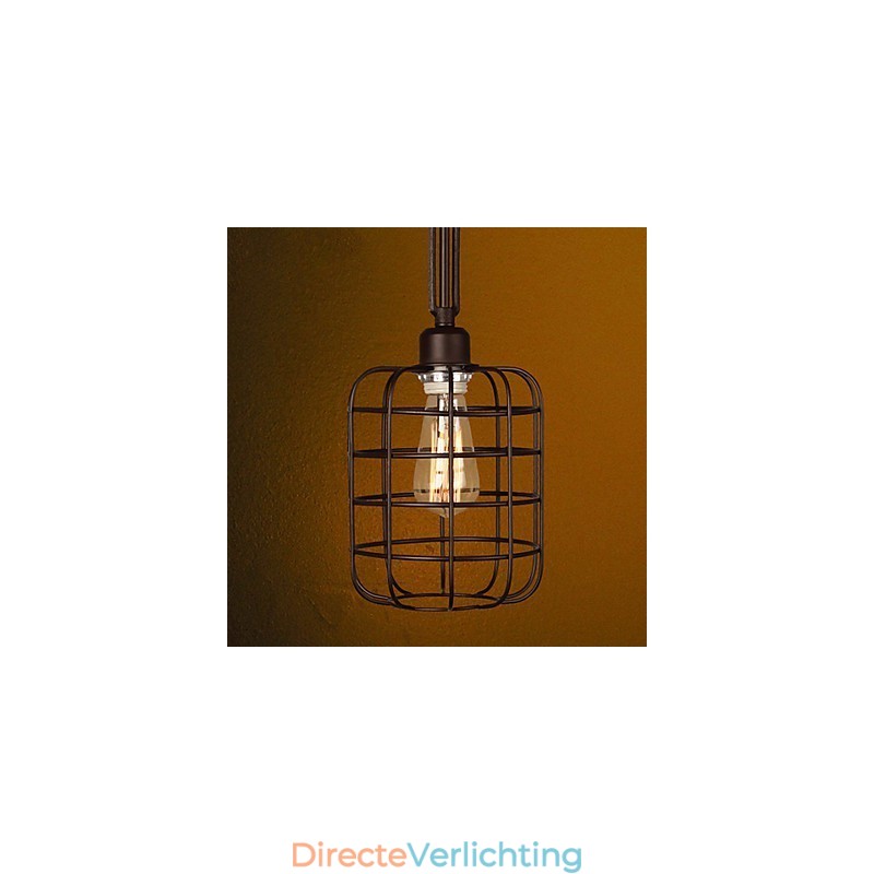 Retro Mini Stijl Schilderij Metalen Hanglamp