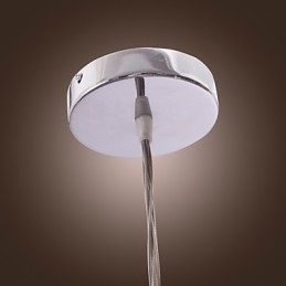 Moderne aluminium hanglamp met 7 lampen