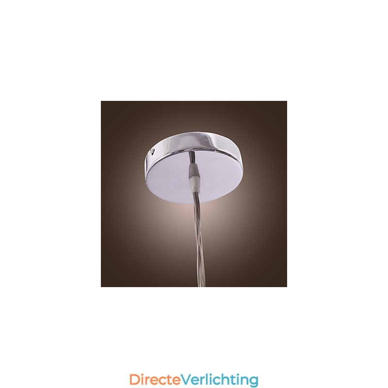 Moderne aluminium hanglamp met 7 lampen