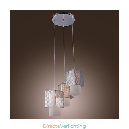 Moderne, eigentijdse mini-stijl gegalvaniseerde hanglamp