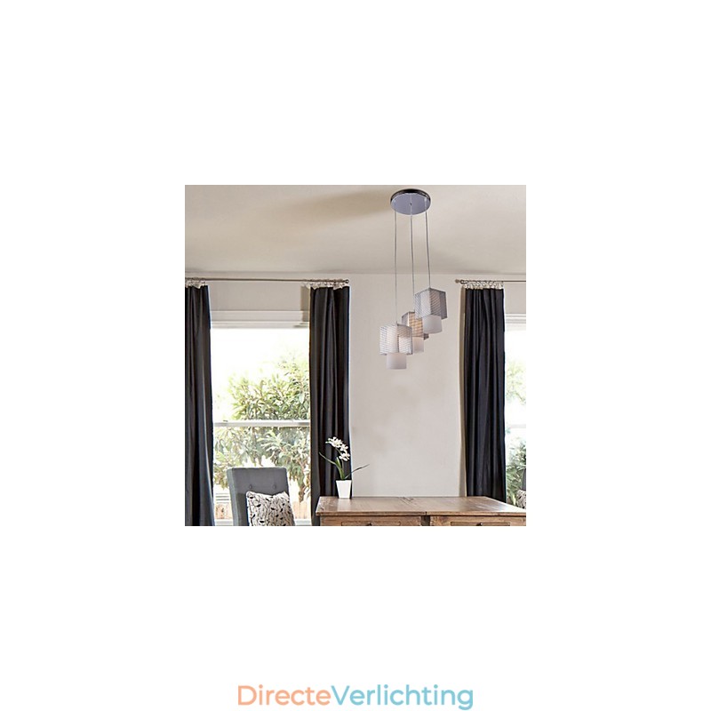 Moderne, eigentijdse mini-stijl gegalvaniseerde hanglamp