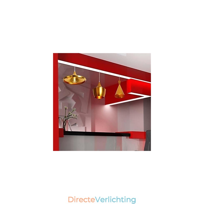 Americange Gold 3-koppige aluminium tafelhanger