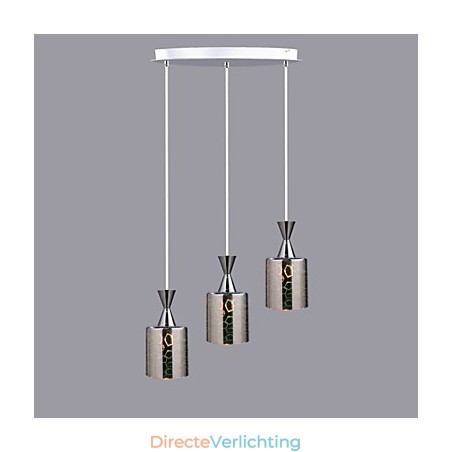 Droomlaser Gravering Verchroomde lamp 3 Schijf Droomlaser Gravering Verchroomde lamp 3 Schijf