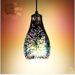 Eenvoudige tafel 3D Glas Creatieve Hanger C