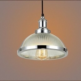 Amerikaanse Retro Glazen Lampenkap Kleine Hanglamp