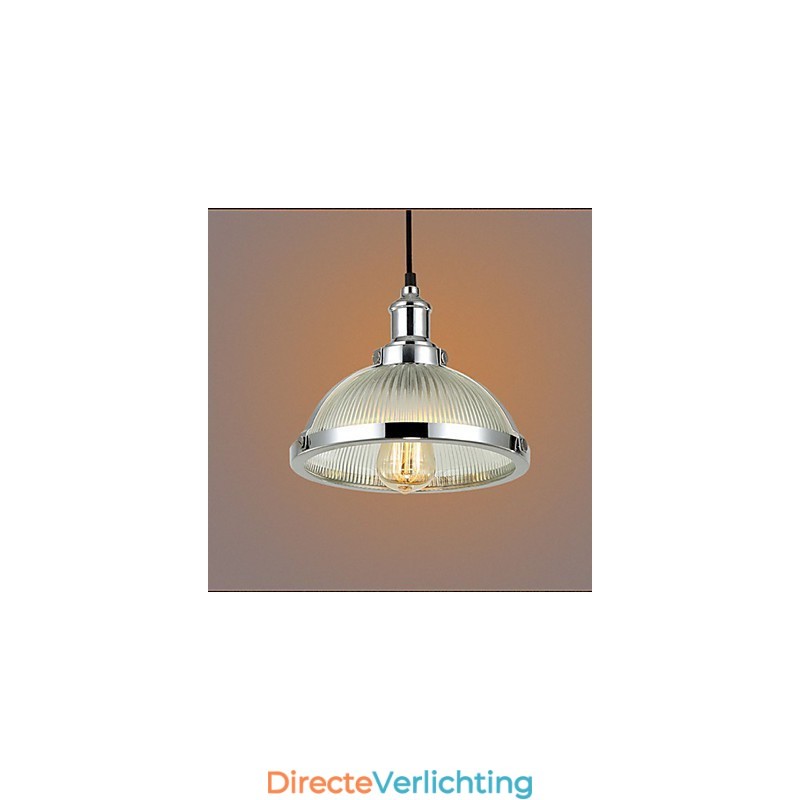 Amerikaanse Retro Glazen Lampenkap Kleine Hanglamp
