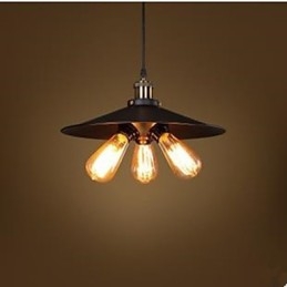 Koperen kop driehoek hanglamp