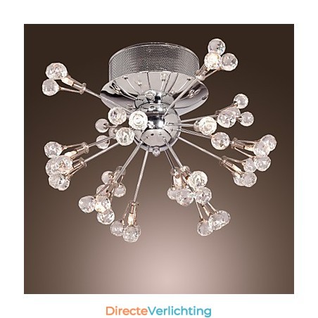 Moderne eigentijdse kristalchroom metalen inbouw Moderne eigentijdse kristalchroom metalen inbouw
