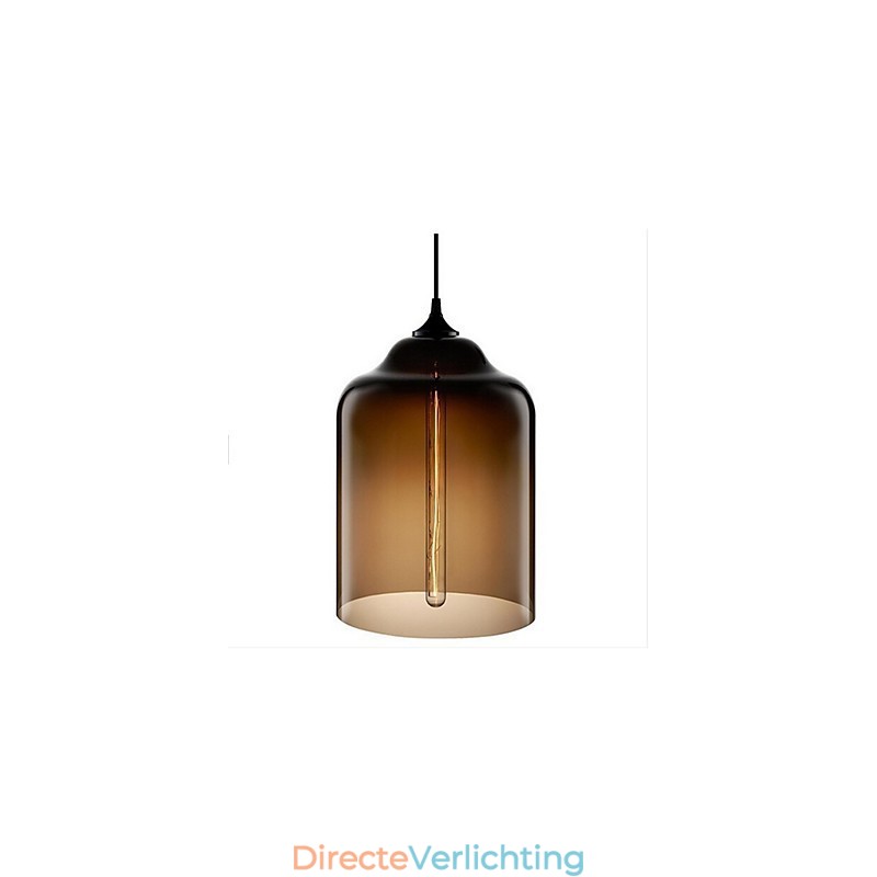 Retro Creatieve Enkele Kop Glazen Hanglamp Café In De Goudviskom