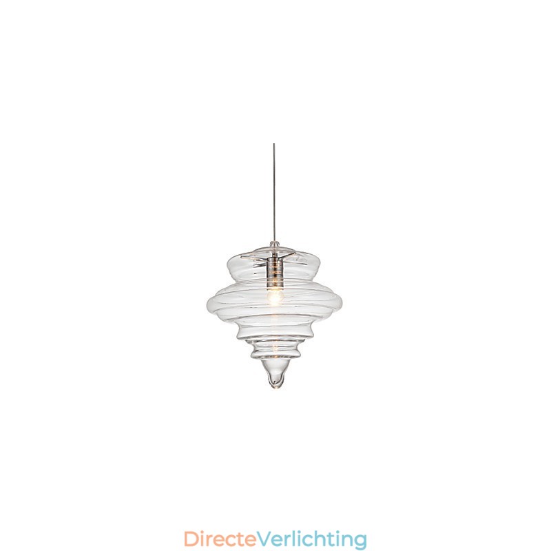 Hanglamp 1 Licht Moderne Eenvoud Kleurloos Helder Glas
