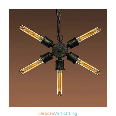 Retro schilderij metalen hanglamp Retro schilderij metalen hanglamp