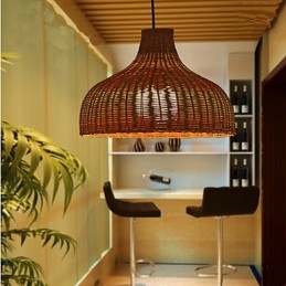 To Ri Creatieve Eenvoudige Enkele Kop Bamboe Kroonluchter Kroonluchter