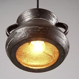 Persoonlijkheid Retro Keramiek Hangende Theehuis Kroonluchter lamp