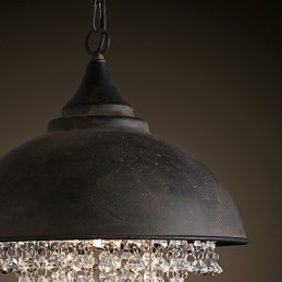 Loft Hanglamp Kristal Retro Koffielamp Garage Metaal