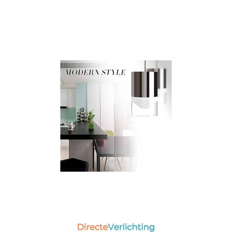3 lampen hanglamp modern eigentijds metaal