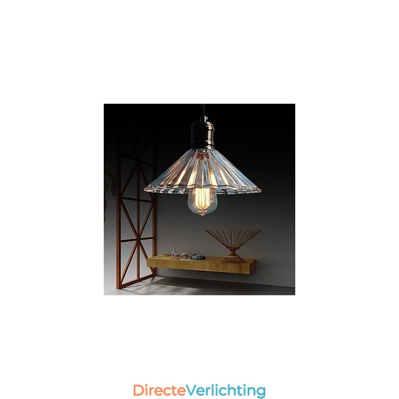 Moderne, eigentijdse metalen hanglamp