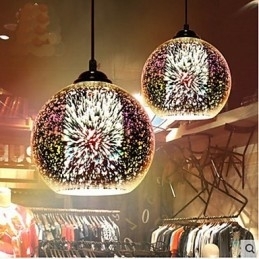 Eenvoudige tafel 3D Glas Creatieve Hanger
