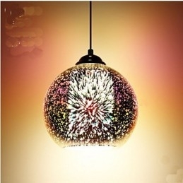 Eenvoudige tafel 3D Glas Creatieve Hanger