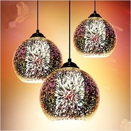 Eenvoudige tafel 3D Glas Creatieve Hanger