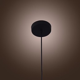 70W moderne glazen hanglamp in transparant flesontwerp