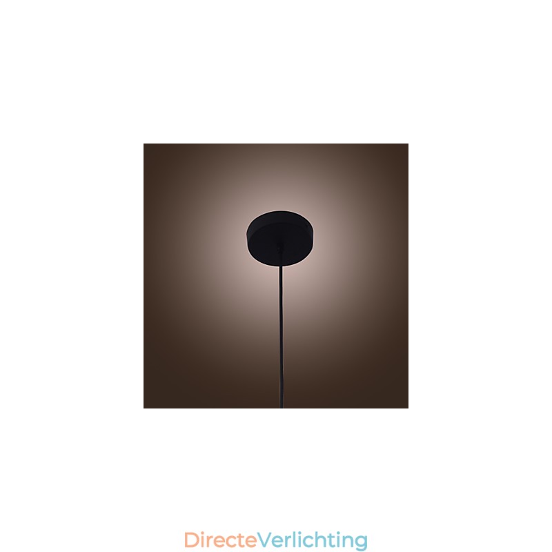 70W moderne glazen hanglamp in transparant flesontwerp
