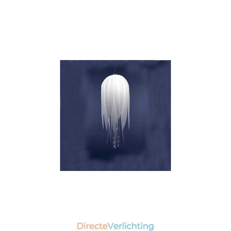 Hanglamp Modern Minimalistisch Wit 1 Licht Metaal en