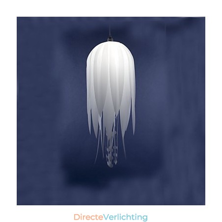 Hanglamp Modern Minimalistisch Wit 1 Licht Metaal en