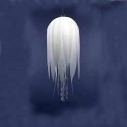 Hanglamp Modern Minimalistisch Wit 1 Licht Metaal en