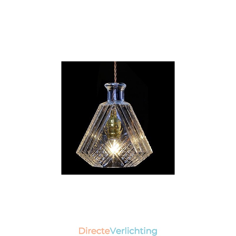 Moderne, eigentijdse metalen hanglamp