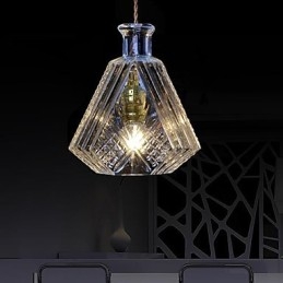 Moderne, eigentijdse metalen hanglamp