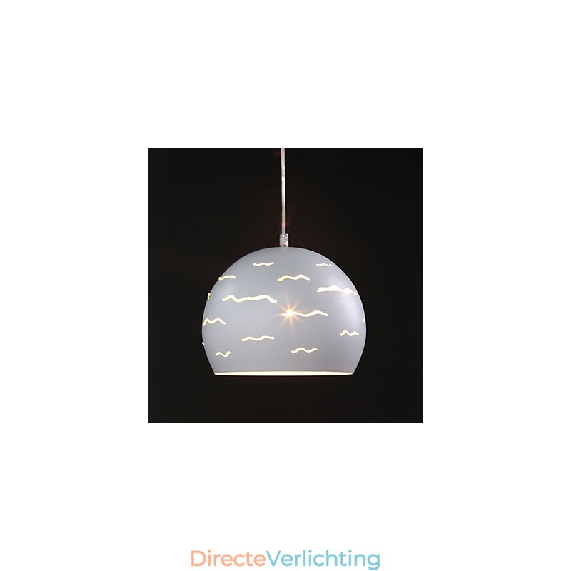 Eenvoudige moderne creatieve verlichting van echt wit ijzer