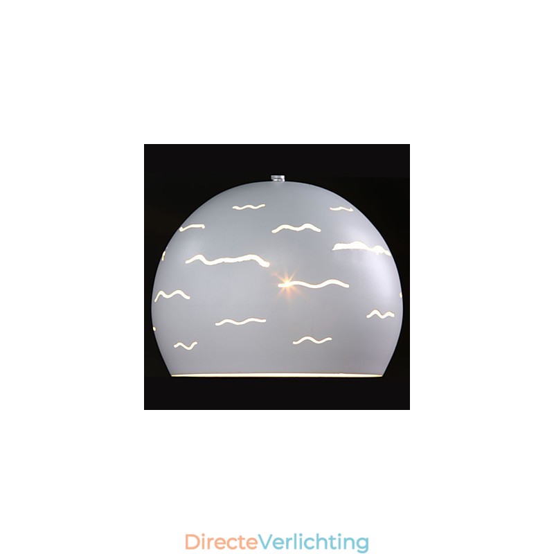 Eenvoudige moderne creatieve verlichting van echt wit ijzer