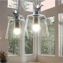 Amerikaanse stijl retro creatieve enkele kop glazen lamp de Nordic Cafe